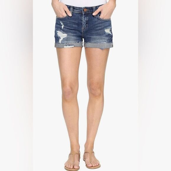 BlankNYC The Fulton Cuffed Denim Shorts - Picture 1 of 5